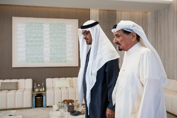 UAE President Visits Ruler of Ajman
