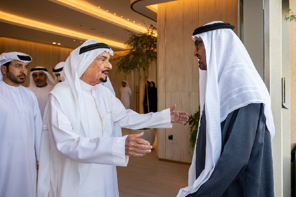 UAE President Visits Ruler of Ajman