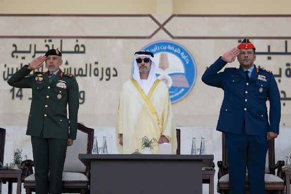 Hazza bin Zayed Attends Graduation Ceremony