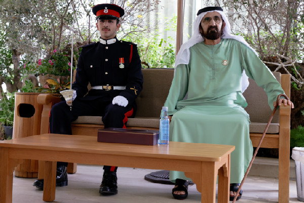 Sheikh Mohammed Graduates from Sandhurst Academy Sheikh Mohammed Graduates from Sandhurst Academy