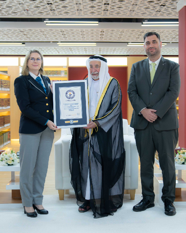 Sharjah Ruler Honoured with Guinness Award