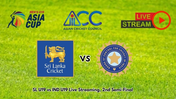 SL U19 vs IND U19 Live Streaming Info