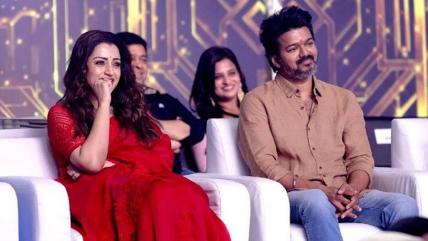 Vijay and Trisha Spotted at Wedding Vijay and Trisha Spotted at Wedding