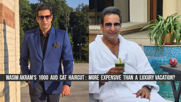 Wasim Akram's Expensive Cat Grooming Session Wasim Akram's Expensive Cat Grooming Session