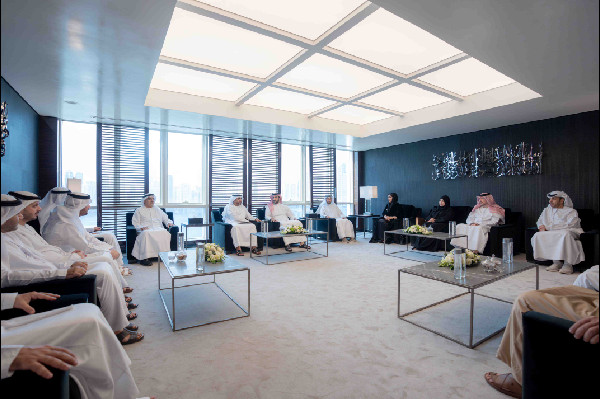 Sultan bin Ahmed Al Qasimi Meets Justice Minister