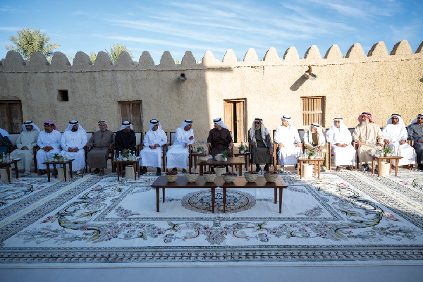 Hazza bin Zayed at Al Ain Dates Festival