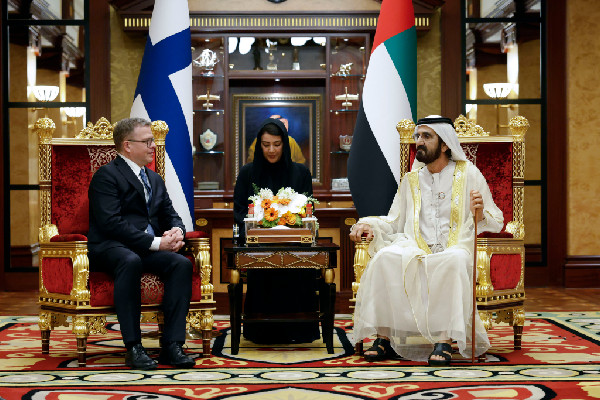 UAE and Finland Discuss Strategic Cooperation
