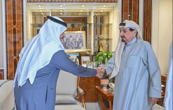 Ajman Ruler Meets Saudi German Health Group Chairman