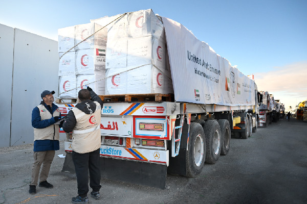 UAE Sends Humanitarian Aid to Gaza