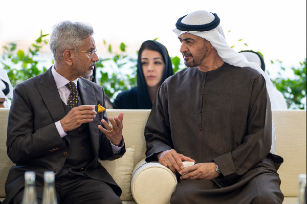 UAE President Meets Indian External Affairs Minister