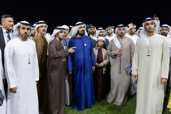 Mohammed bin Rashid at Meydan's Fashion Friday