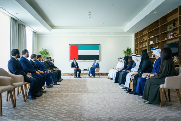 UAE's Abdullah bin Zayed Meets Syrian Minister