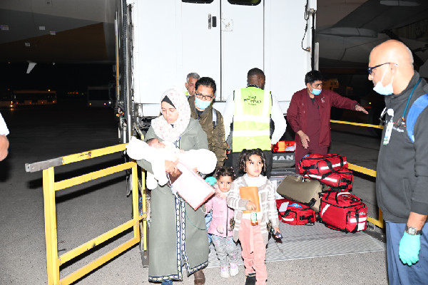 UAE Evacuates 127 Patients from Gaza UAE Evacuates 127 Patients from Gaza