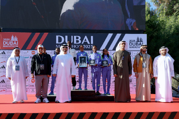 Dubai Marathon 2023 Winners Crowned by Sheikh Mansour