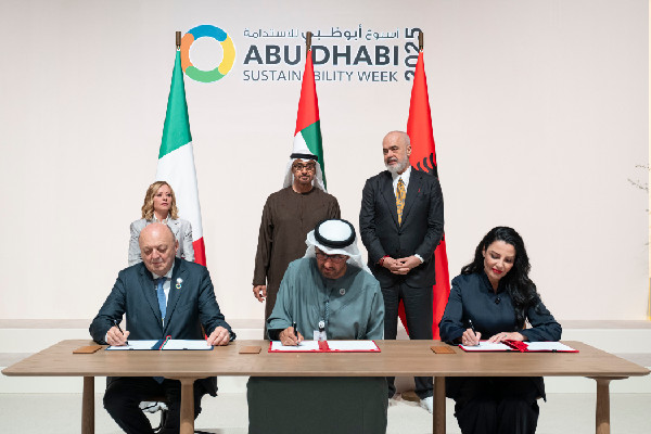 UAE, Italy, Albania Partner for Green Energy