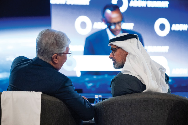 Khaled bin Mohamed at ADSW Summit 2025