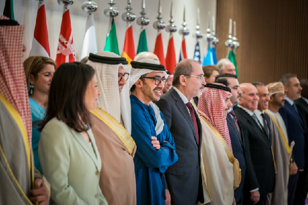 Abdullah bin Zayed at Riyadh Meetings on Syria