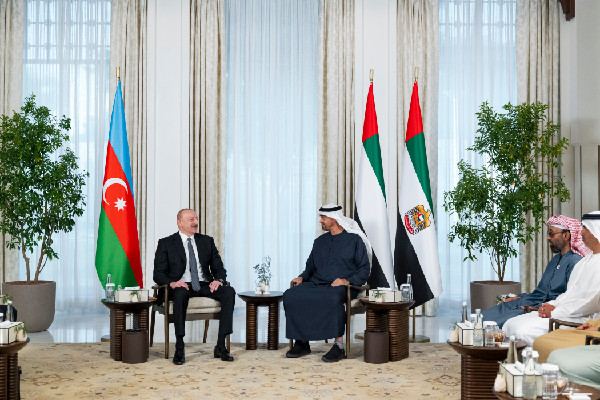 UAE and Azerbaijan Leaders Discuss Cooperation