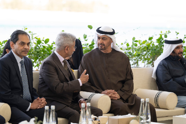 UAE President Meets Indian External Affairs Minister