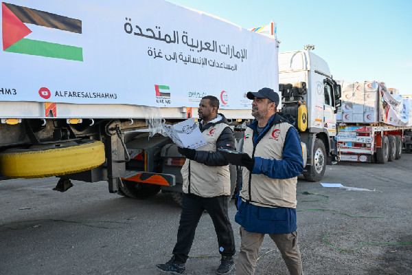UAE Sends Humanitarian Aid to Gaza