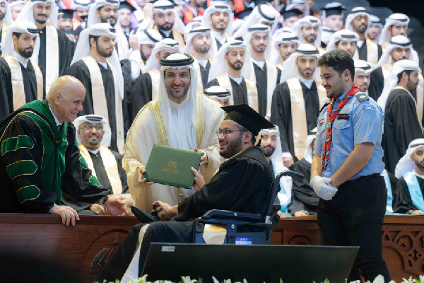 Sultan bin Ahmed Attends UOS Graduation Ceremony