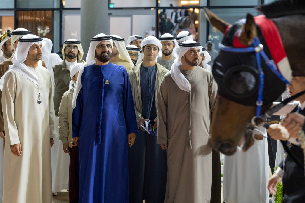 Mohammed bin Rashid at Meydan's Fashion Friday