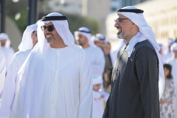 Khaled bin Mohamed Visits Al Hosn Festival