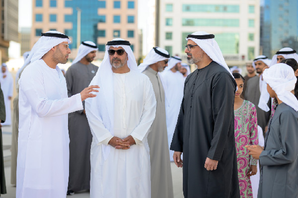 Khaled bin Mohamed Visits Al Hosn Festival