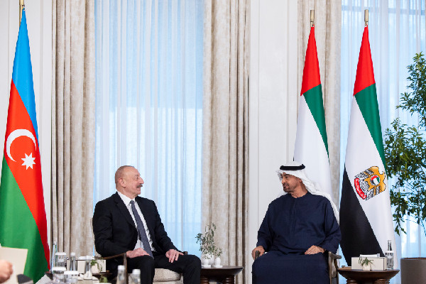 UAE and Azerbaijan Leaders Discuss Cooperation