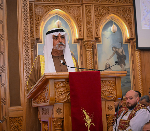 Nahyan bin Mubarak Celebrates Christmas in Abu Dhabi