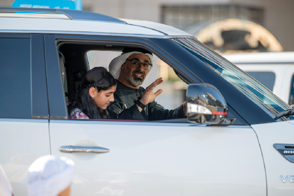 Khaled bin Mohamed Visits Al Hosn Festival