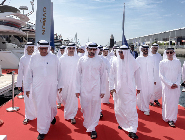 Hamdan bin Mohammed at Dubai Boat Show 2025