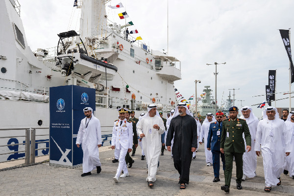 Khaled bin Mohamed Attends IDEX and NAVDEX 2025