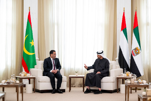 UAE and Mauritania Discuss Strengthening Relations