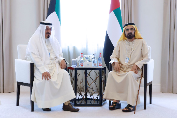 Mohammed bin Rashid Meets Kuwait Prime Minister