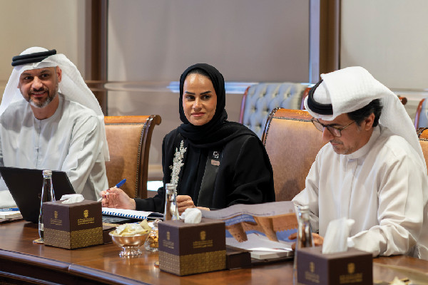 Hazza bin Zayed Meets MoIAT and ADNOC Delegation