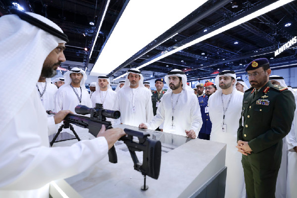 Hamdan bin Mohammed Visits IDEX 2025