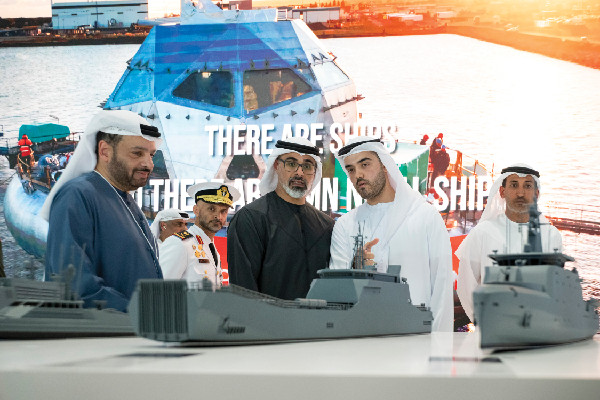Khaled bin Mohamed Attends IDEX and NAVDEX 2025
