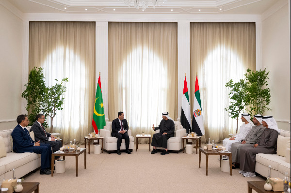 UAE and Mauritania Discuss Strengthening Relations