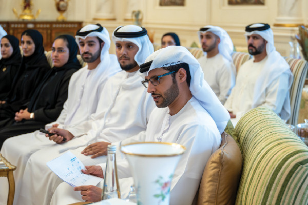 Hazza bin Zayed Meets Youth Leaders for Empowerment