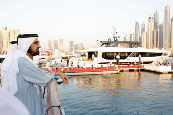 Mohammed bin Rashid Visits Boat Show 2025