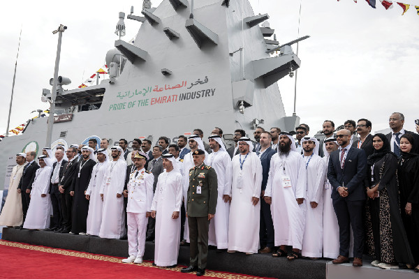 Al Taf Missile Boat Launched by Hazza bin Zayed