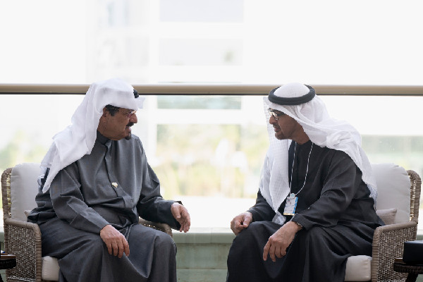 UAE President Meets Leaders at Summit