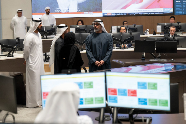 Khalid bin Mohammed Reviews Medical Operations Centre
