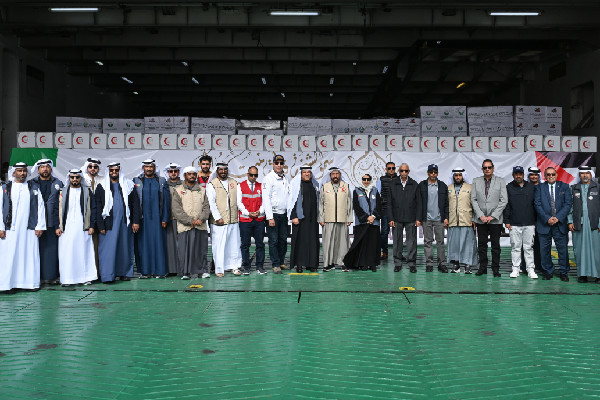Emirati Aid Ship Delivers Supplies to Gaza