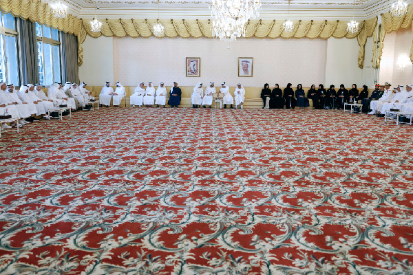 Hamdan and Hazza Discuss UAE Development in Dubai