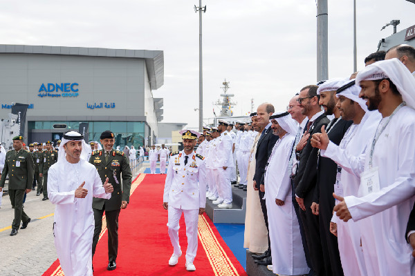 Al Taf Missile Boat Launched by Hazza bin Zayed
