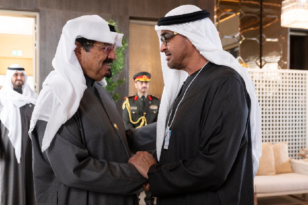 UAE President Meets Leaders at Summit