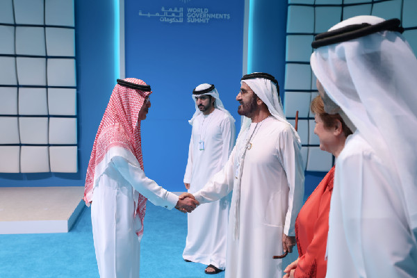 Mohammed bin Rashid Meets Arab Finance Ministers
