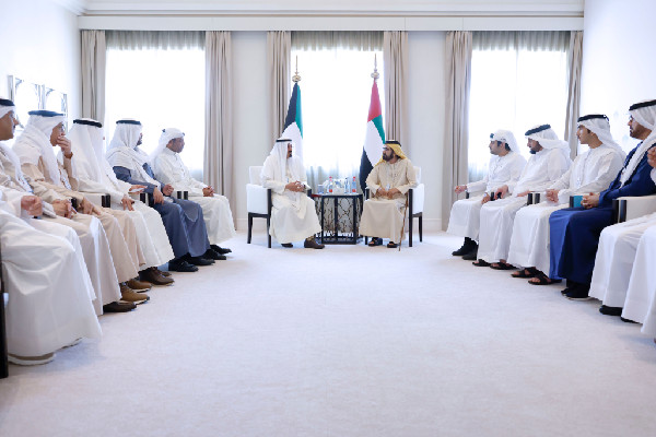 Mohammed bin Rashid Meets Kuwait Prime Minister